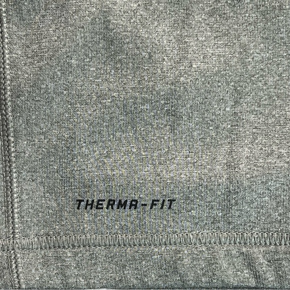Nike Therma-Fit Sweatshirt Mens Large Gray Blue Pullover Athleisure Quarter Zip - Picture 3 of 7